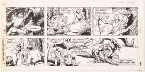 Dan Barry Flash Gordon Sunday Comic Strip Original Art dated 7-17-88 (King Features Syndicate, 1988). Flash - | Heritage