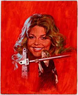 Arnaldo Putzu Look-In Magazine 1-14-78 Cover Bionic Woman Original Art (Look-In, 1978) Lindsay Wagner fans -