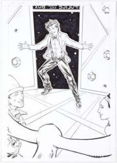 Boo Cook Doctor Who: The Eleventh Doctor  #11 Splash Page 22 Original Art (Titan, 2015). ...