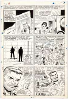 Dick Ayers and John Tartaglione Sgt. Fury and His  Howling Commandos #38 Page 5 Original Art ... | Heritage