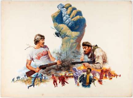 Daryl Milsap The Last Grenade Movie Poster Illustration Painting Original Art (Lockmore, 197... | Heritage