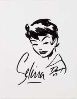 Darwyn Cooke - Catwoman / Selina Kyle Illustration Original Art (2002). Slinky Selina looks great in that bold - | Heritage