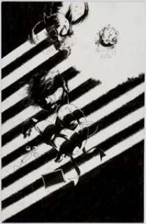 Sean Dietrich Industriacide Page 6 Splash Page Original Art (Brown Tree Publishing, 2002)....