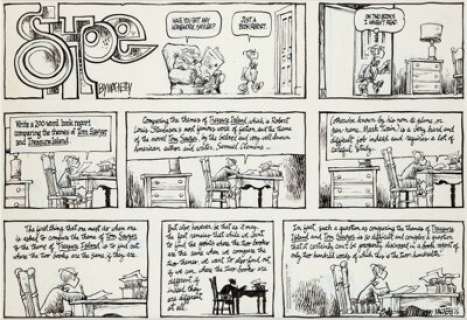 Jeff MacNelly Shoe Sunday Comic Strip Original Art dated 1-6-80 (C.T.N.Y.N.S., 1980).... | Heritage