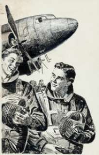 Frank Vaughan Bomber Crew Original Art (c. 1950s)....