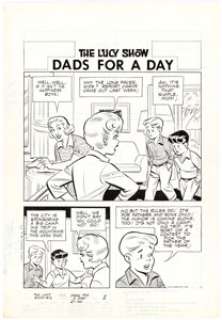 Roger Armstrong The Lucy Show #2 Partial Story Lucille Ball Original Art Group of 9 (Gold Key, 1963).... (Total: 9 Original Art)