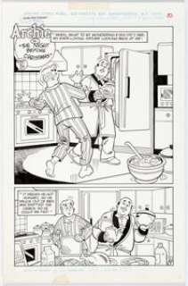 Stan Goldberg and Bob Smith Archie #543: "The Night before Christmas, Part 2" Complete 5-Page Story Original Art (... (Total: 5 Original Art) | Heritage
