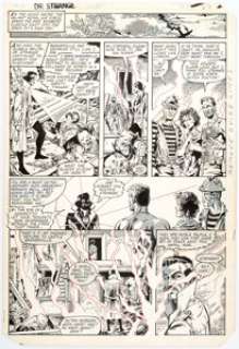 Marshall Rogers and Terry Austin Doctor Strange #51 Page 21 Original Art (Marvel, 1982). A time-travelling Stephen - | Heritage