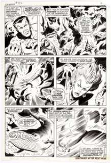 Sal Buscema and Jim Mooney Sub-Mariner #32 Story Page 18 Original Art (Marvel, 1971).... | Heritage