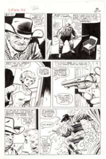 Dick Ayers Two Gun Kid #74 Story Page 7 Original Art (Marvel, 1965).... | Heritage