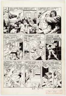 Harvey Artist Speed Comics #32 Story Page 3 Black Cat Original Art (Harvey, 1944).... | Heritage
