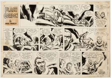 Mac Raboy Flash Gordon Sunday Comic Strip Original Art dated 7-31-60(No Publisher, Year).... | Heritage
