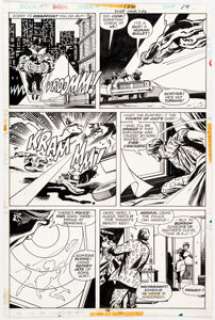 Bob Brown and Klaus Janson Daredevil #126 Story Page 8 Original Art (Marvel, 1975).... | Heritage