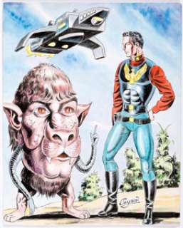 Jay Disbrow (as Jayson) Lance Carrigan of the Galactic Legion Original Art (c. 1980s). ... | Heritage