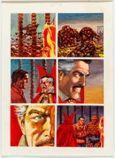 Ricardo Villagran Strange Tales V3#1 Painted Page 47 Doctor Strange, Thing, Human Torch Original Art (Marvel, 1994... | Heritage