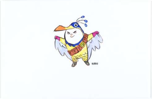 Bobby Rubio - Russell from UP! in a Kevin the Bird Costume Original Art (2018).... | Heritage