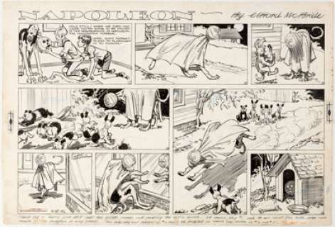 Clifford McBride Napoleon Sunday Comic Strip Original Art dated 10-25-42 (Lafave Newspaper Syndicate, 1942).... | Heritage