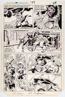Al Milgrom and Jim Mooney The Spectacular Spider-Man #88 Story Page 17 Original Art (Marvel Comics, 1984).... | Heritage