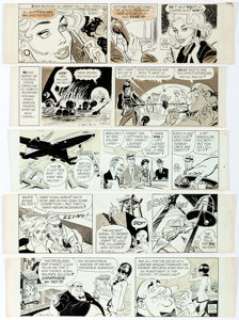 Bob Lubbers Robin Malone Daily Comic Strip Original Art Group of 10 (NEA, Inc., 1967-70). ... (Total: 10 Original Art) | Heritage