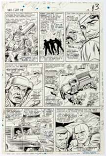 Dick Ayers and John Tartaglione Sgt. Fury #29 Story Page 10 Original Art (Marvel, 1966).... | Heritage
