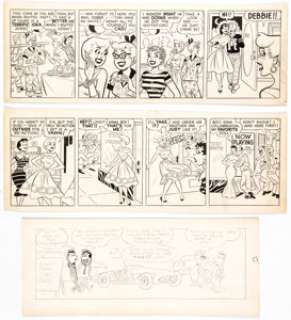 Dan DeCarlo Josie and Willie Lumpkin Comic Strips Original Art Group of 3 (Publishers Syndicate, c. 19... (Total: 3 Original Art) | Heritage