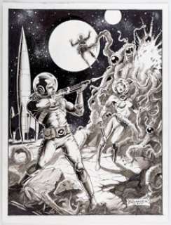 Frank Brunner Sci-Fi Speciality Illustration Original Art (2018).... | Heritage