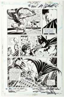 Trevor Von Eeden and Jose Luis Garcia-Lopez Batman: Legends of the Dark Knight #149 Story Page 10 Robin Original A... | Heritage