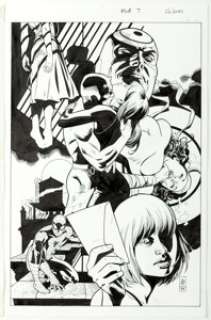 J. G. Jones Daredevil #1/2 Full Page Illustration Original Art (Marvel Knights/Wizard, 1999).... | Heritage