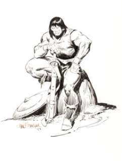 John Buscema - Conan Illustration Original Art (1994). ... | Heritage