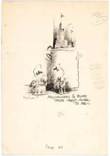 George Herriman archly and mehitabel Illustration Original Art (Doubleday, 1927).
 ... | Heritage