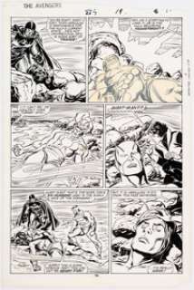John Buscema and Tom Palmer Avengers #267 Story Page 15 Original Art (Marvel, 1986).... | Heritage