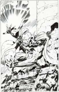 Keith Giffen and Scott Koblish Masters of the Universe: Origin of Hordak #1 Splash Page Original Art (DC Comics, 2... | Heritage