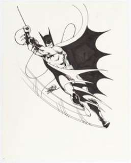 John Byrne - Batman Specialty Illustration Original Art (undated).... | Heritage