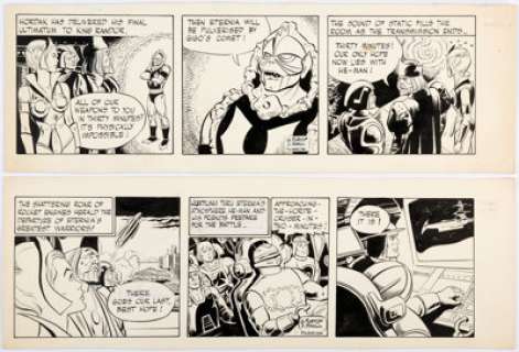 Gerald Forton He-Man and the Masters of the Universe Daily Consecutive Comic Strip Original Art Group of 2 (McNaug... (Total: 2 Original Art)