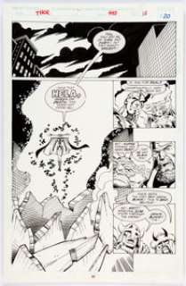 M. C. Wyman and Mike DeCarlo Thor #488 Story Page 15 Original Art (Marvel, 1995)....