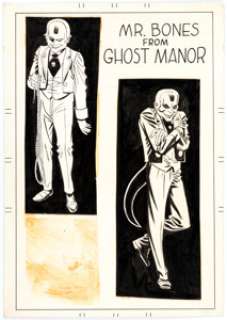 Steve Ditko Ghost Manor V2#4 Story Page 7 Original Art (Charlton, 1972). ... | Heritage