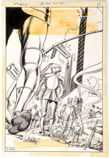 Gil Kane and Murphy Anderson Strange Adventures #218 Splash Page 1 Atomic Knights Original Art (DC, 1969). From - | Heritage