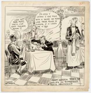 Gaar Williams How To Keep from Growing Old Daily Comic Strip Original Art Group of 4 (Chicago Tribune Syndicate, -