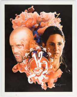 David Voigt Cinefantastique V27#6 12 Monkeys Cover Painting Original Art (Frederick S. Clarke, 1996). An amazing - | Heritage