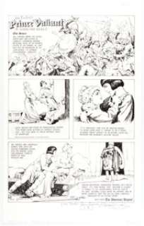 Gary Gianni and Mark Schultz Prince Valiant #3539 Sunday Comic Strip Original Art dated 12-5-04 (King Features Syn... | Heritage