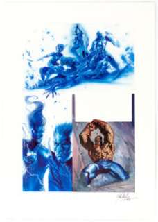 Gabriele Dell’Otto Secret War #5 Painted Page 9 Original Art (Marvel, 2005). What a great collection of heroes all - | Heritage