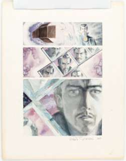 Dan Green Doctor Strange: Into Shamballa Page 13 Painting Original Art (Marvel, 1986).  The sorcerer supreme faces - | Heritage