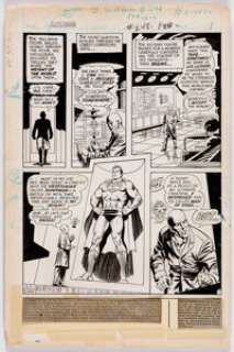 Curt Swan Ad Murphy Anderson | Superman #248 Story Page 1 Original Art (DC, 1972). | Heritage