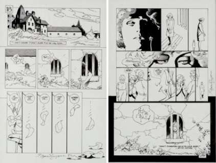 P. Craig Russell | Batman: Legends of the Dark Knight #43 Story Page 24-25 Original Art (DC, 1993). | Heritage