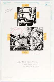 Mark Bagley And Larry Mahlstedt | Amazing Spider-Man Trading Card Series 1 Illustration Original Art (Marvel/Fleer, 1994). | Heritage