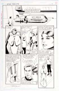 Steve Erwin and Terry Pallot - Star Trek #79 Story Page Original Art (DC, 1996).
