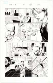 Sean Chen and Victor Olazaba - Iron Man: I Am Iron Man #1 Story Page 25 Original Art (Marvel, 2010).