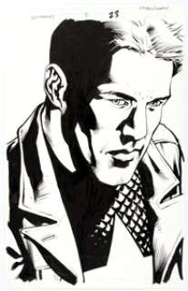 Bryan Hitch and Andrew Currie - The Ultimates #7 Splash Page 23 Original Art (Marvel, 2002).