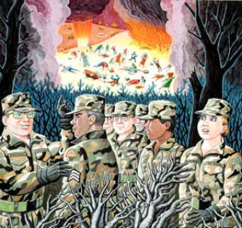 Al Jaffee | MAD Inside Back Cover Illustration " MAD Fold-In" Original Art (EC Publ., c. 1990s). | Heritage