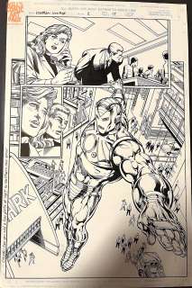 Bob McLeod Patrick Zircher - Iron Man: Iron Age #2 Pg 17 (Marvel, 1998)